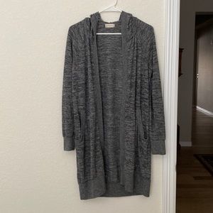 Altar’d State Hooded Long Cardigan